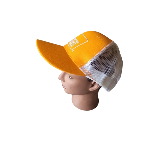 University of Tennessee Farm Bureau Orange and White Snapback Vtg Truckers Hat - Picture 2 of 7